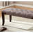 Linon Tufted Bench, Fabric-1089467990