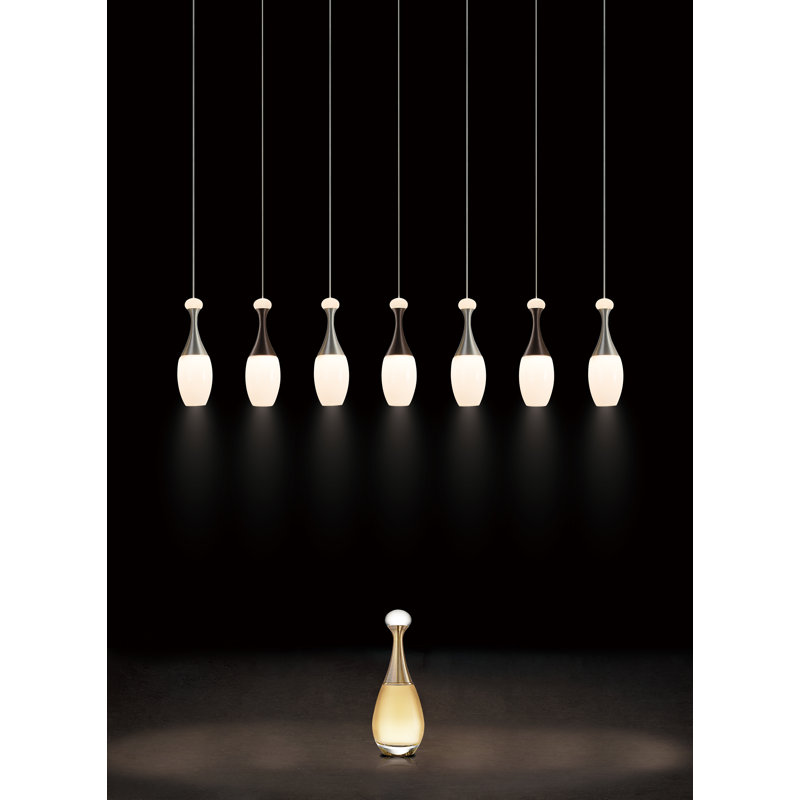 Luminaire suspendu à 7 ampoules DEL Binca, 7