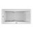 Fuzion® 70.75" x 35.5" Drop in/Undermount Whirlpool Bathtub-11165401-98222267