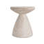 Table d'appoint en forme de sablier