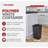 Rev-A-Shelf Polymer Replacement 27 qt. Trash Bin, RV-1024-18-2-96003671-96003676