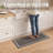 Two-Tone Black Kitchen Runner Rug 20x48-121861076-121861077