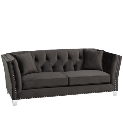Shept Mallet 84'' Velvet Sofa