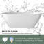 Baignoire de trempage autoportante 65 x 30-92297210