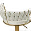 Tabourets de bar réglables en cuir PU de style moderne et chic pour la cuisine et la salle à manger