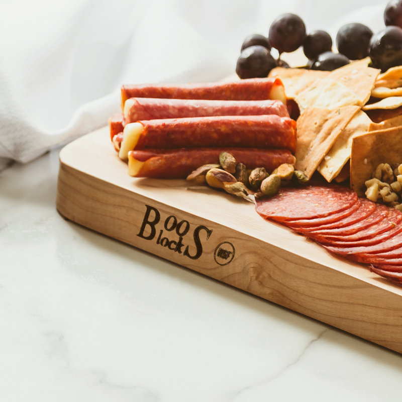 John Boos Maple Wood Chop N Slice Reversible Cutting Board, 18" x 12"