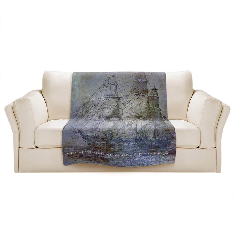  Couverture douce en sherpa, 51 po x 60 po, Bleu sarcelle