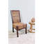 Chaise d'appoint en acajou Tontouta-123187640