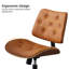 Chaise de travail rotative en similicuir Crosslin-1744854716