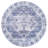 Alanya Ornate Medallion Machine-Washable Navy/Cream Rug-1861495572