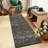 Floral Washable Living Room Rug Non Slip, Low Pile Foldable Printed Mat, Soft Non Shedding Floor Covering-1899662147
