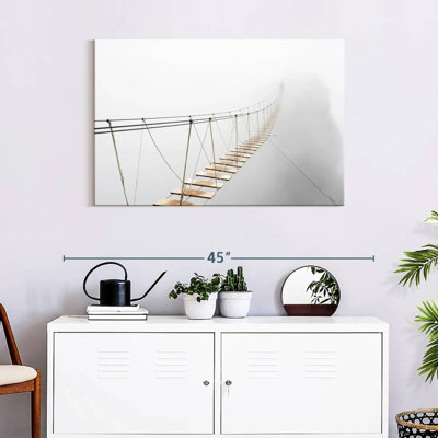 Lilie Foggy Suspension Bridge