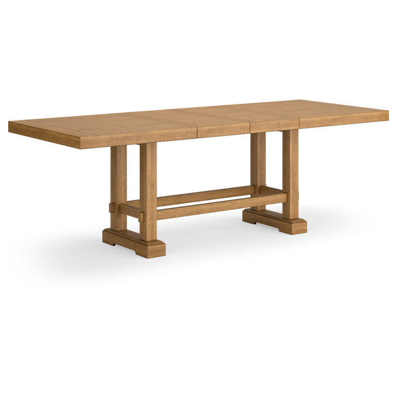 Leannah Solid Wood Base Dining Table