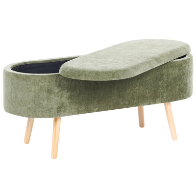 Polyester Upholstered Storage Bench