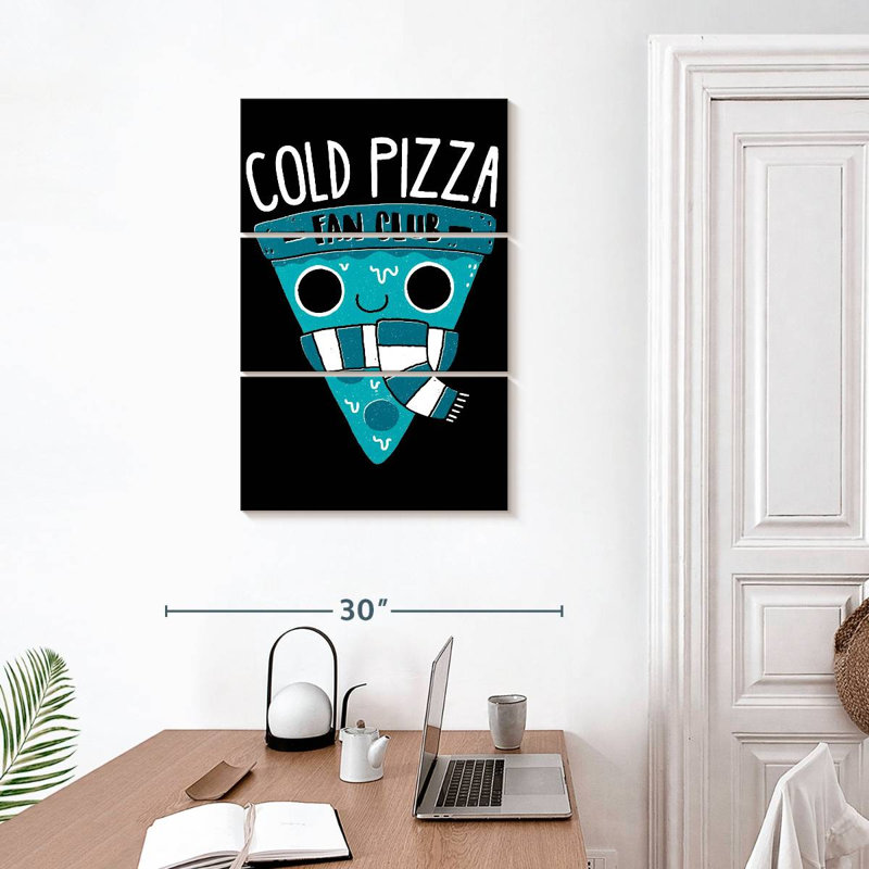 Ketti Cold Pizza Fan Club, 32" H x 20" W