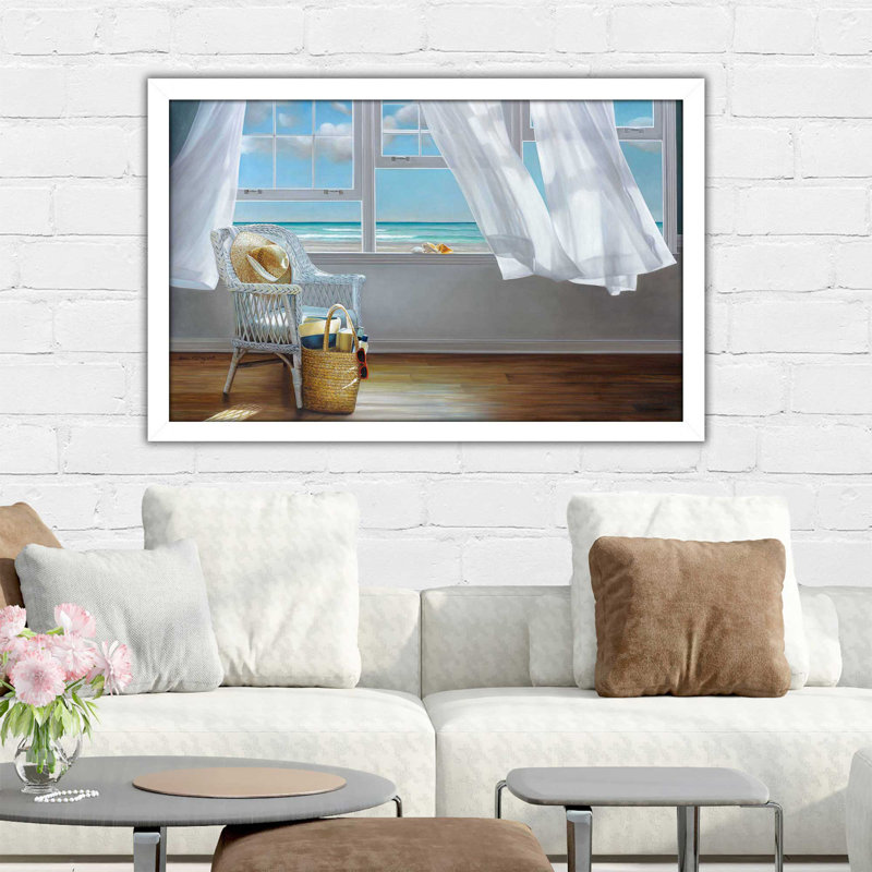 Sense Memory par - Peinture, H 21,5 po x l 27,5 po x P 0,75 po, Cadre blanc