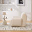Fauteuil en chenille rembourré avec sièges profonds-1572043547