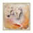 Toile naturelle avec cadre flottant