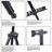 Blue Elephant Folding Adjustable Metal Tripod Easel