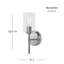 Wexton 1-Light 5.81” Wide Wall Sconce-109594275-109594277