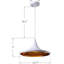 Luminaire suspendu 13,7 po Aidsa-1875911499