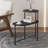 Round Coffee Table With Storage Tray 2 Tier Oval End Tables Wooden Small Side Table For Living Room-1592841549