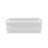 Crest 59 in. L x 31-1/2 in. W x 23-5/8 in. H Freestanding Acrylic Bathtub, Drain-101073615