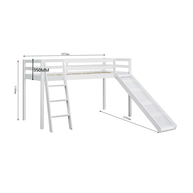Aerith 90 X 190cm Mid Sleepers, White