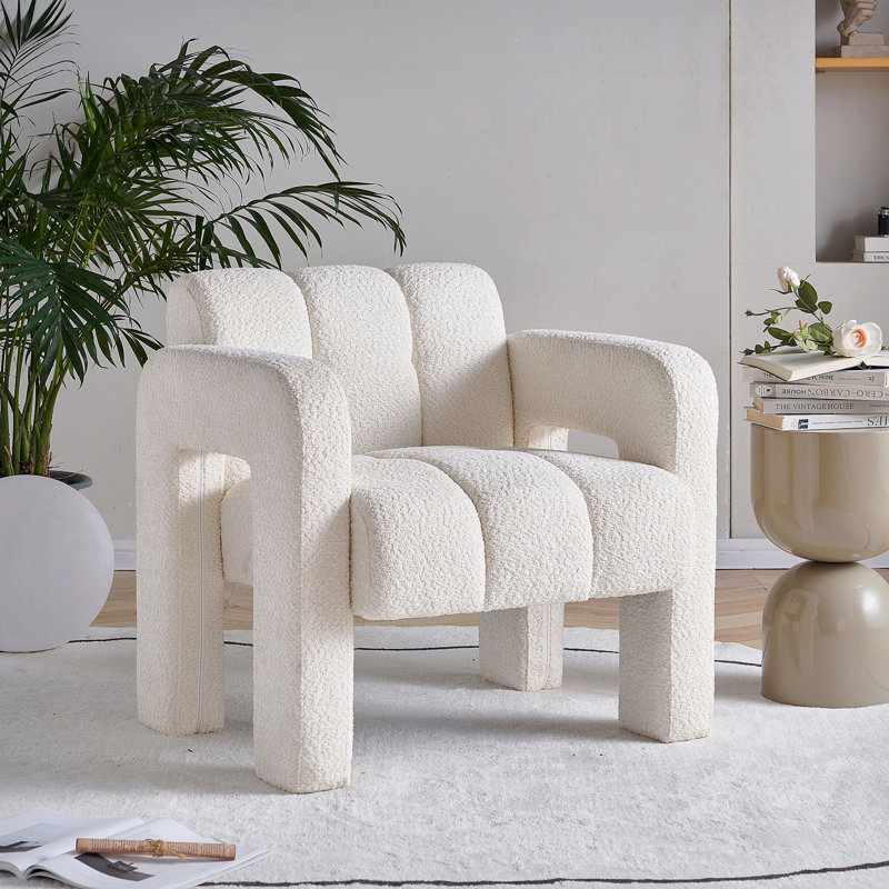 Fauteuil d'appoint 31,25 po Twyla, Beige