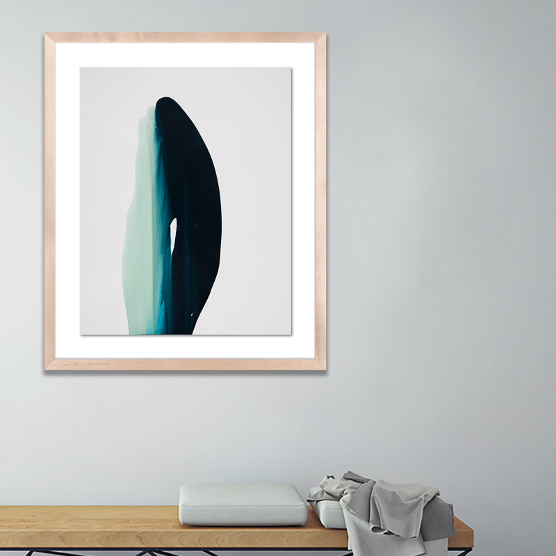 Blue Abyss II Painting by Kim Whiteside, Natural, 60" H x 50" W x 2.5" D
