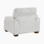 Chaise en microfibre texturée avec accoudoirs sur rail 43 po Soliz