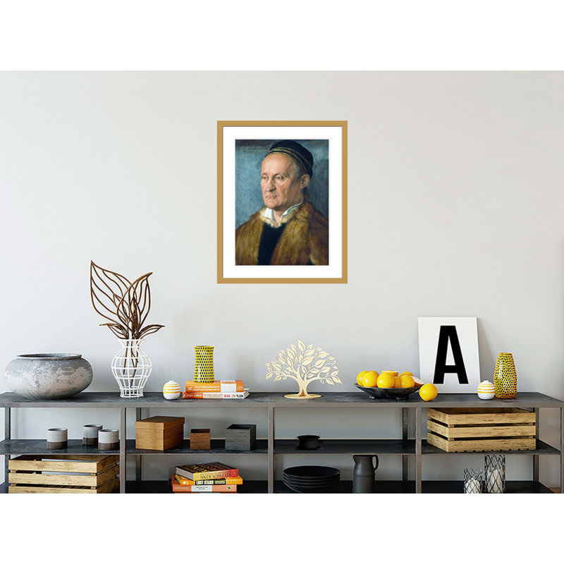 Portrait de Jakob Muffel par Albrecht Dürer, impression giclée sur cadre, H 29,37 po x l 23,5 po