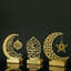 Ensemble de 3 porte-bougies en métal Ramadan Mubarak-1669513773