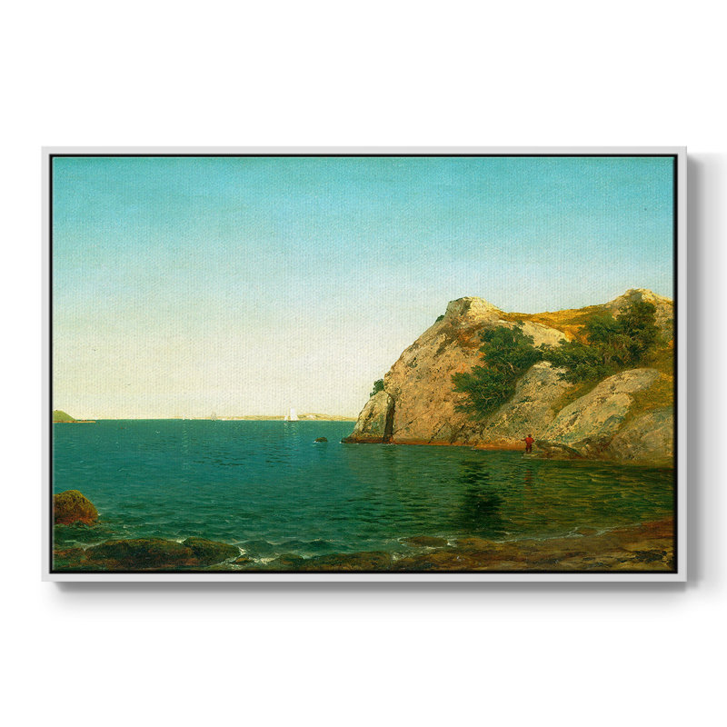 «Vintage Nautical Print-XXXIV» sur toile, Blanc, H 25 po x l 37 po