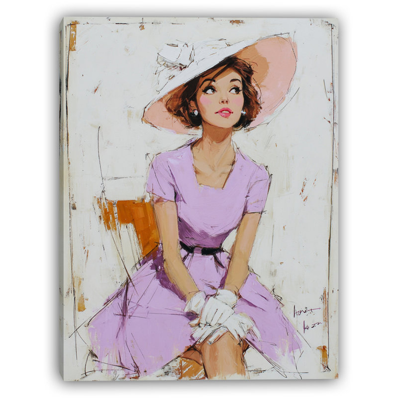 Art mural sur toile tendue Garden Poise, H 24 po x l 16 po