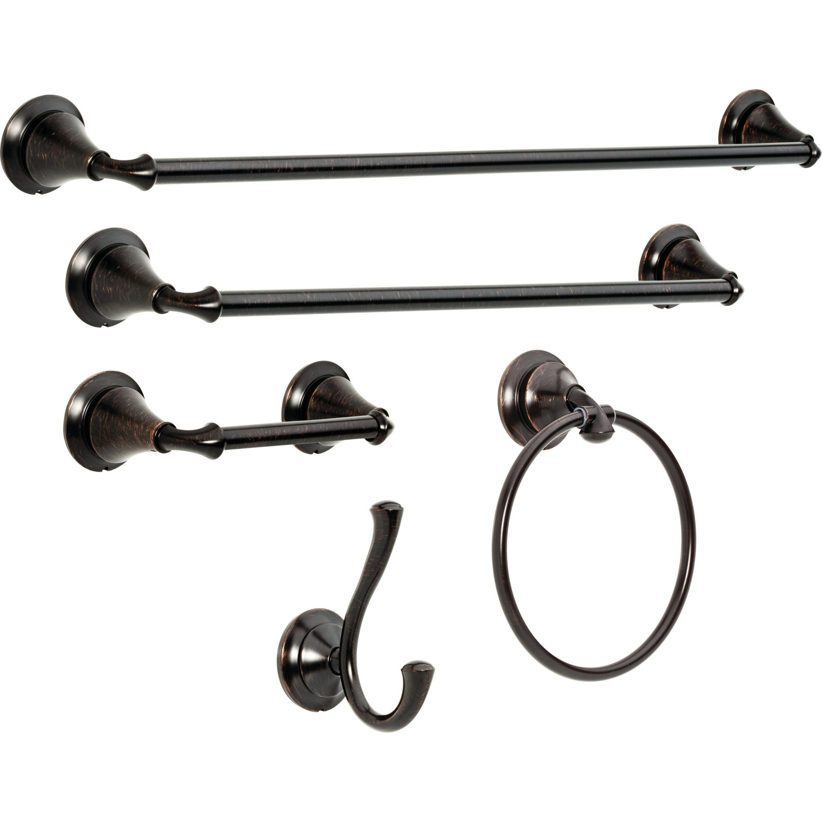 Linden™ 18" Wall-Mounted Towel Bar, Venetian Bronze