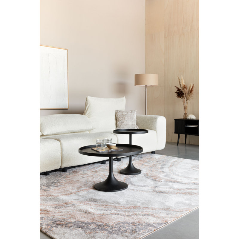 Wings Sofa, White Polyester Blend