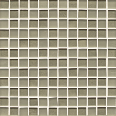 Carreau de mosaïque en verre 1 po x 1 po Manhattan Remy