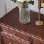 Armoire d'appoint en bois manufacturé brun massif