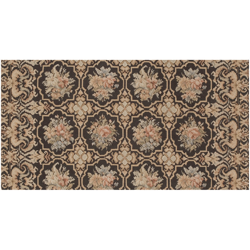 Wool Oriental Area Rug, Rectangle 9' x 12'