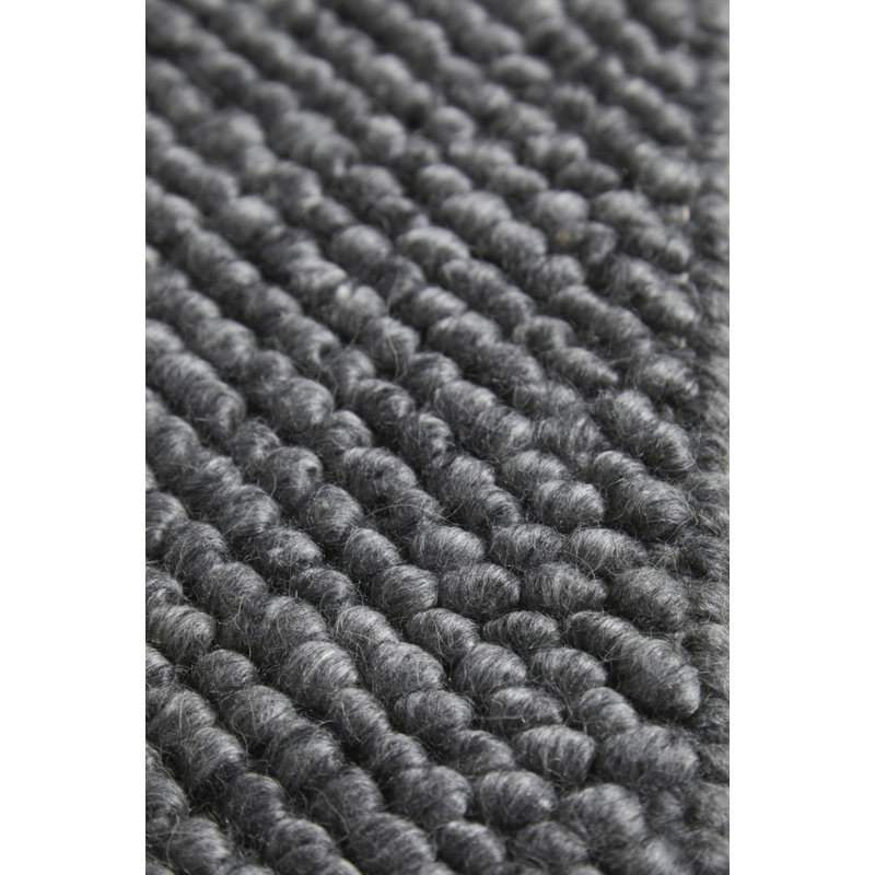 Anthracite Gray Tact Rug, Rectangle 6'5" x 9'8"
