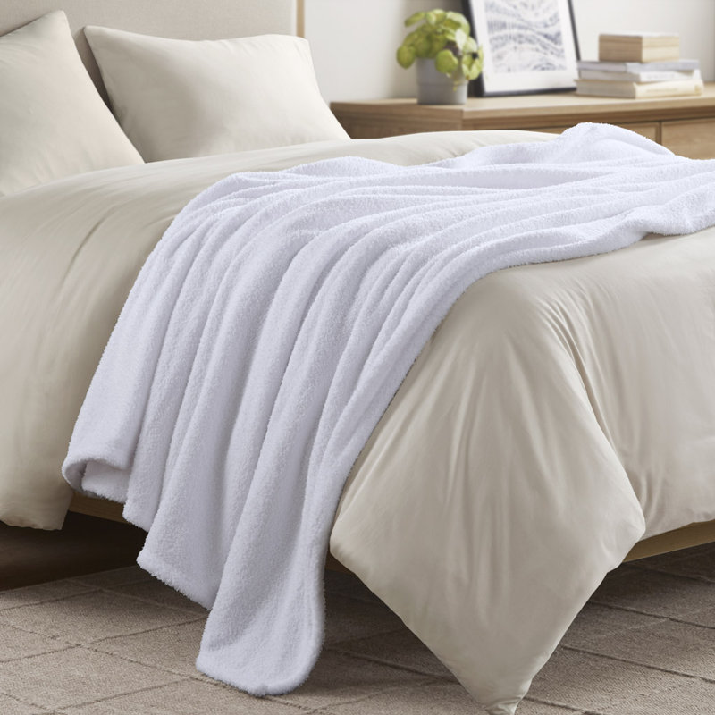 Couverture Dream, Lit simple, Blanc