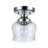 Zarach 1-Light Semi-Flush with Clear Glass-422325090