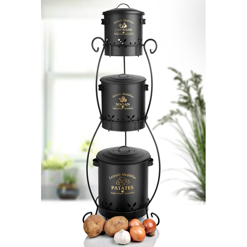 Ensemble de 3 contenants alimentaires Caplan, Crème