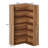 Corner Bookshelf With Baffles, 6 Tier Large Corner Shelf Storage Display Rack For Living Room Home Office-699630295