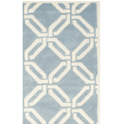 Aubrielle Hand Tufted Wool Geometric Rug