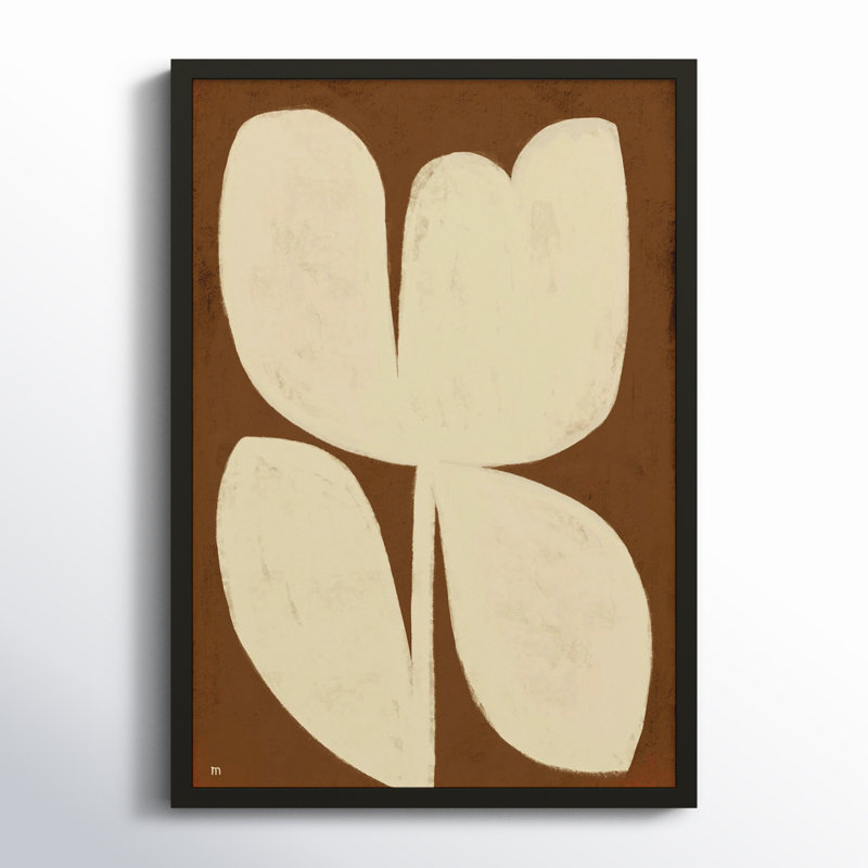 Flower 1 by StudioM, Black Framed, 20" H x 14" W