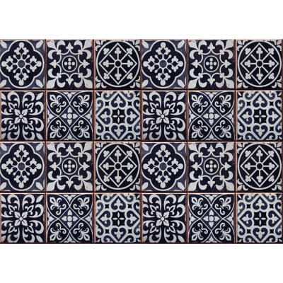Burkeville 46.99 cm. W x 62.23 cm. L Peel and Stick Mosaic Tile