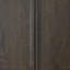 Armoire d'appoint Orso avec 4 portes et tablettes intérieures, bois brun 52 po