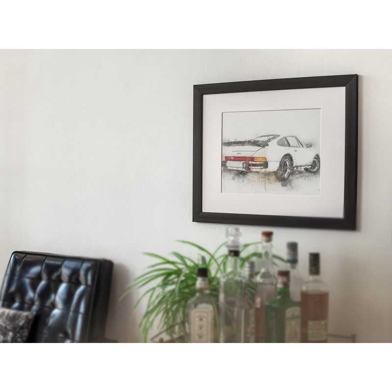 Turbo Classic Car - Single Picture Frame Print